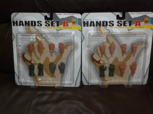 Dragon action figure hand sets